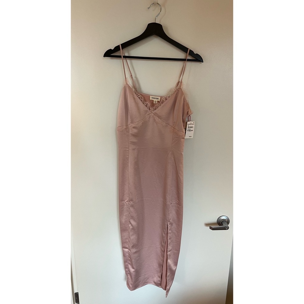 Open Edit, light pink slip dress, new with tags